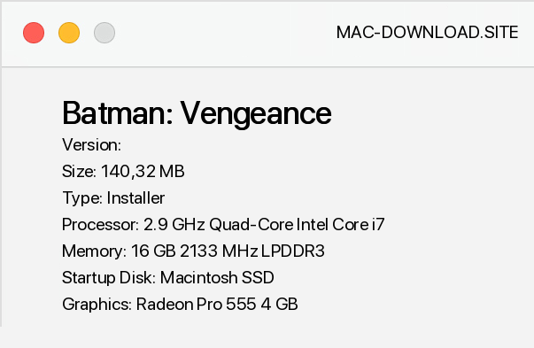 download batman games for mac free